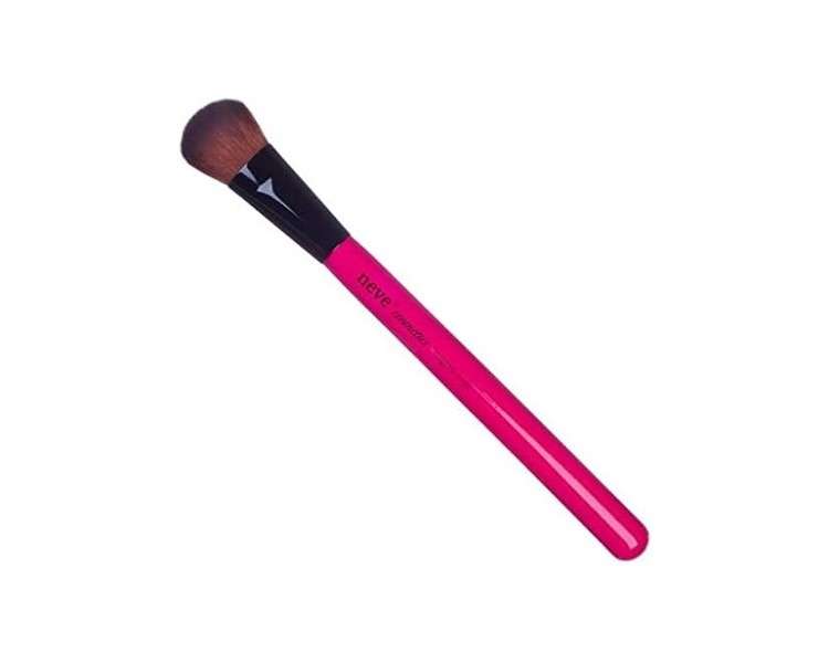 Neve Cosmetics Medium Face Brush Soft and Compact Bristles Ideal for Sculpting Magenta Sculpt