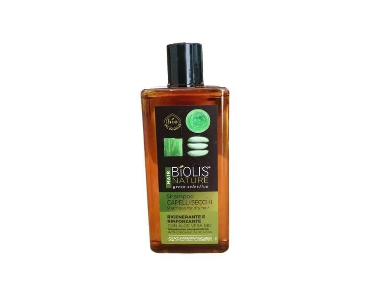 Biolis Nature Regenerating and Strengthening Shampoo for Dry Hair with Aloe Vera 250ml 8.4 Fl Oz
