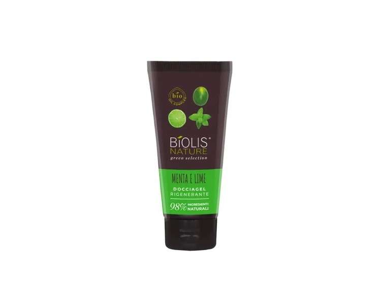 Biolis Mint and Lime Regenerating Shower Gel 200ml 6.7 Fl Oz