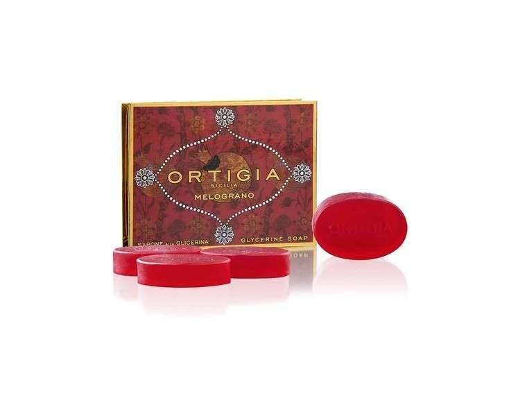 Ortigia Pomegranate Glycerine Soaps - Small Box