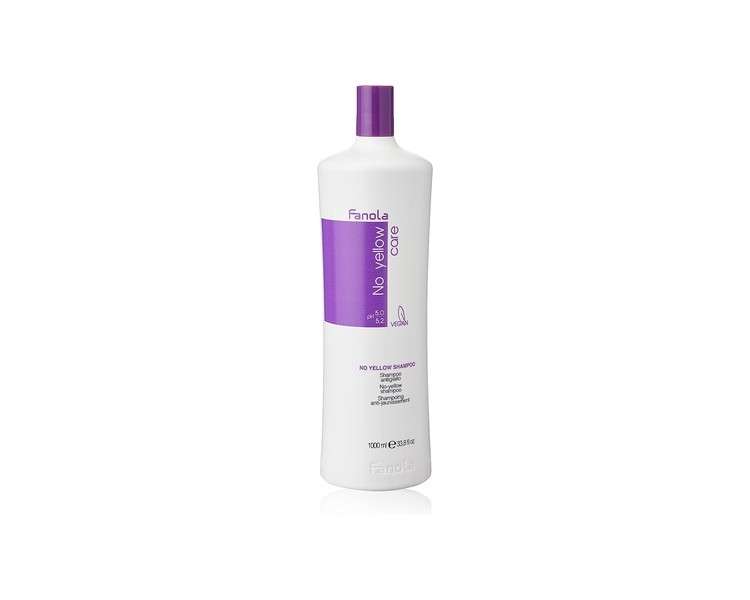 Fanola No Yellow Shampoo Anti-Yellow Shampoo for Healthy and Vital Blonde Hair 1000ml