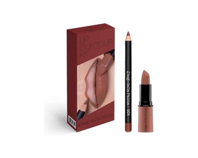 Diego Dalla Palma Lip Contour Kit Rossetto+Matita 504 Gianduia