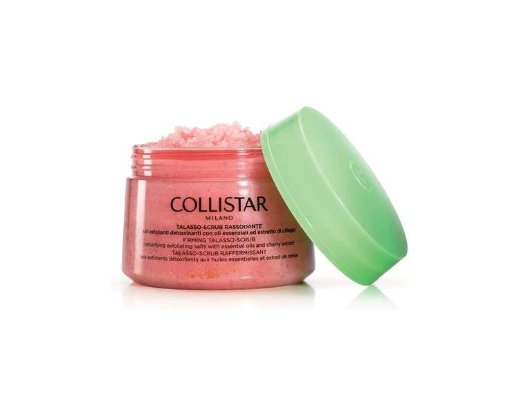 COLLISTAR Talasso Exfoliating Scrub Firming Detoxifying Salts with Cherry Essential Oils 700g