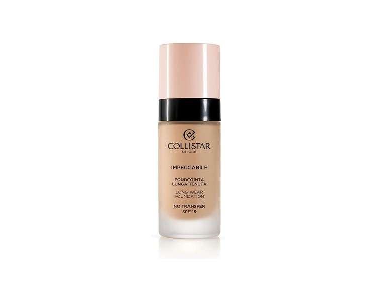 Collistar Impeccabile Long Lasting Foundation with No Transfer and Instant Moisturization 30ml