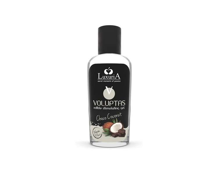 Luxuria Voluptas Edible Stimulating Gel with Warming Effect Coconut and Cream 100ml