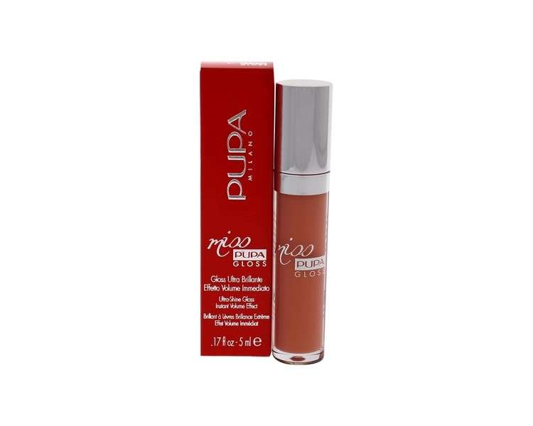 Pupa Miss No.201 Tender Apricot Lip Gloss 5ml