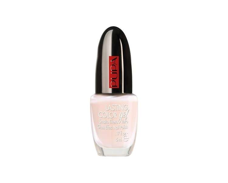 Pupa Lasting Color Gel Polish 115 Powdery Satin-Look Glass Glassy Effect Nail Polish