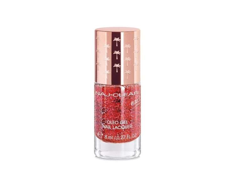 NAJ-OLEARI Oleo Gel Enamel Manicure Make-up Nails 34 Red Party