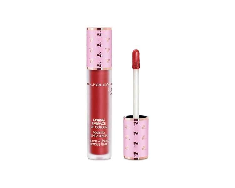 NAJ-OLEARI Lasting Embrace Lip Color Lipstick Makeup Face 12 Red Metallic