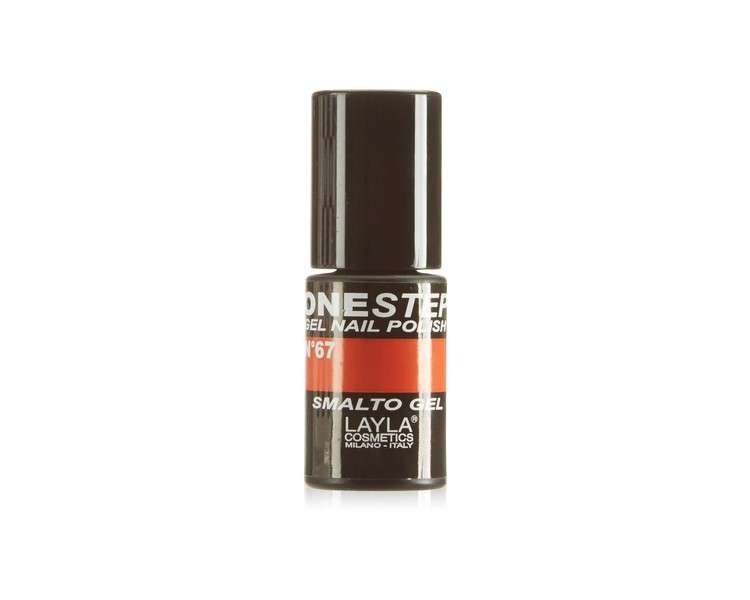 Layla Cosmetics One Step Gel Nail Polish Alpine White 5ml