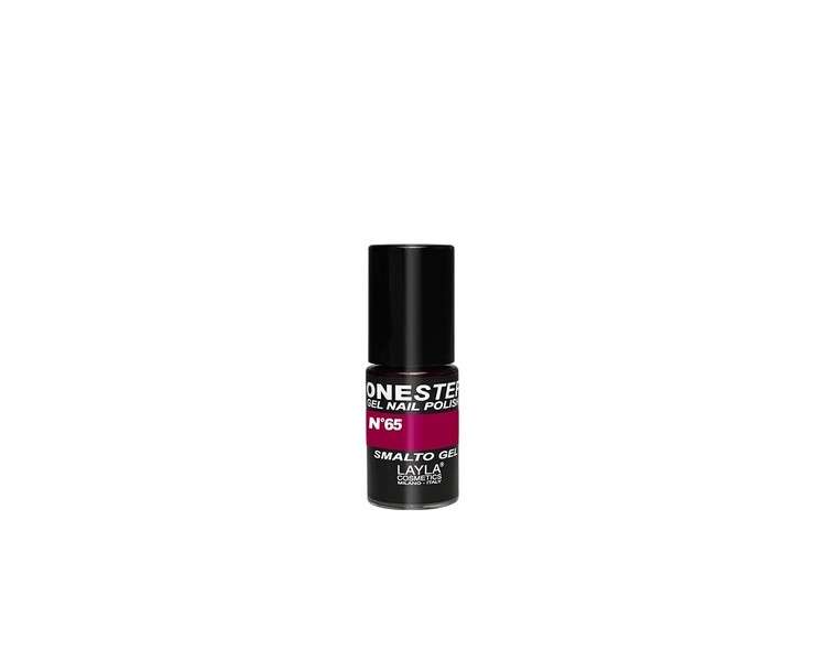 Layla Cosmetics One Step Gel Nail Polish Red Plum 5ml