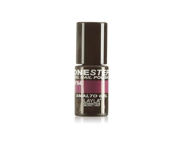 Layla Cosmetics One Step Gel Nail Polish Nasty!! 5ml