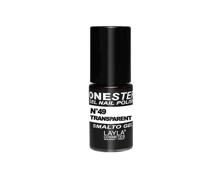 Layla Cosmetics One Step Gel Nail Polish Clear 0.005L