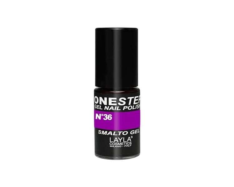 LAYLA COSMETICS One Step Gel Nail Polish Tati Love Number 36