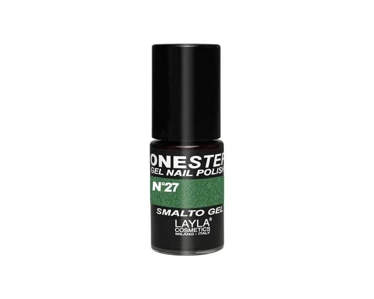 LAYLA COSMETICS One Step Gel Nail Polish Lux Grass Number 27