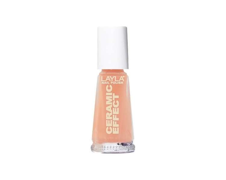 Layla Ceramic Effect Peachy Nail Polish N.49