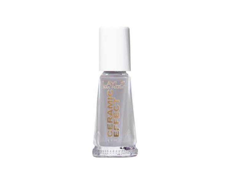 Layla Ceramic Effect Grey Power Nail Polish N.16