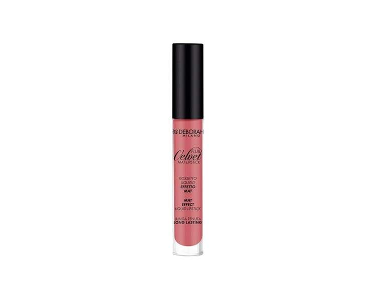 DEBORAH Fluid 02 Velvet Lipstick Makeup Lips Romantic Pink