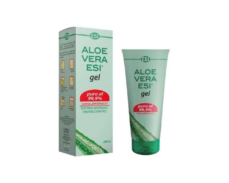 ESI Aloe Vera Gel 100% Pure Moisturizing and Nourishing for Skin 200ml