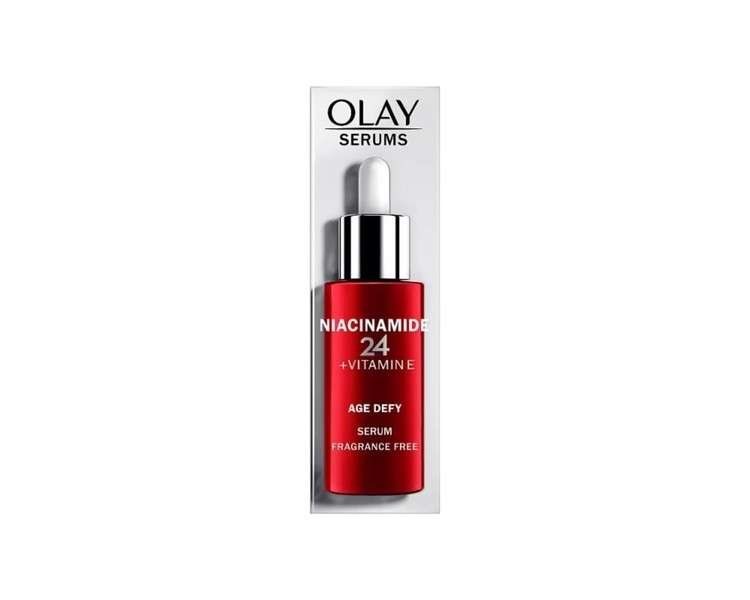 Olay Niacinamide 24 Vitamin E Age Defy Serum Fragrance Free 40ml