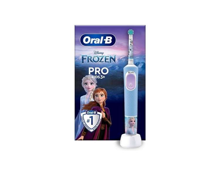 Oral-B Pro 103 Kids Frozen Electric Toothbrush for Children 3+ Years - Blue (Design May Vary)