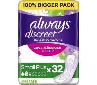 Always Discreet Incontinence Small Plus BigPack 32