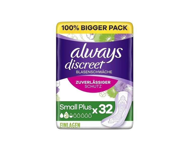 Always Discreet Incontinence Small Plus BigPack 32