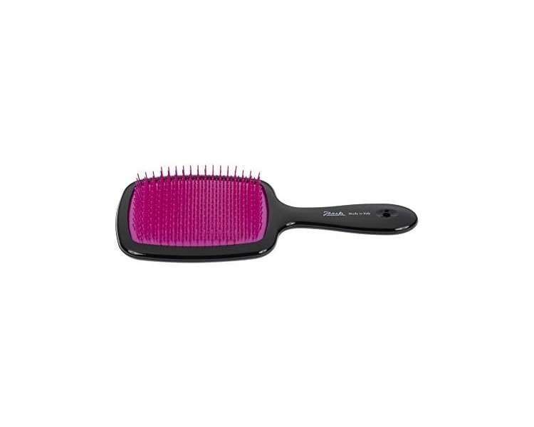 Jäneke Detangling Brush Black Body with Curly Fuchsia 101g