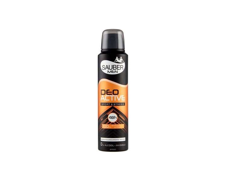 Sauber Deoactive Men Spray Sport & Stress 150ml