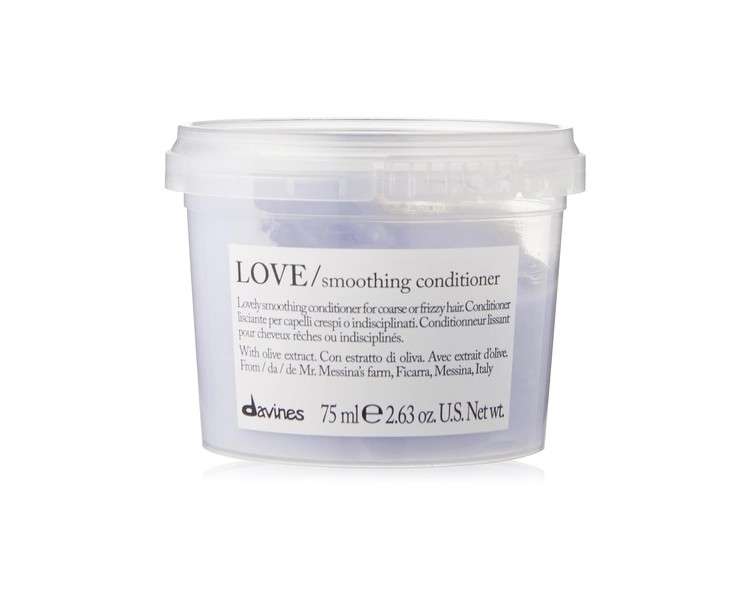 Davines LOVE Smoothing Conditioner for Frizzy or Coarse Hair 2.63 Fl Oz