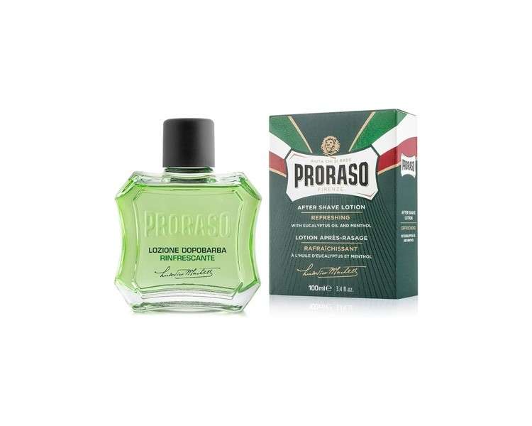 Proraso After Shave Lotion with Eucalyptus Oil and Menthol 100ml