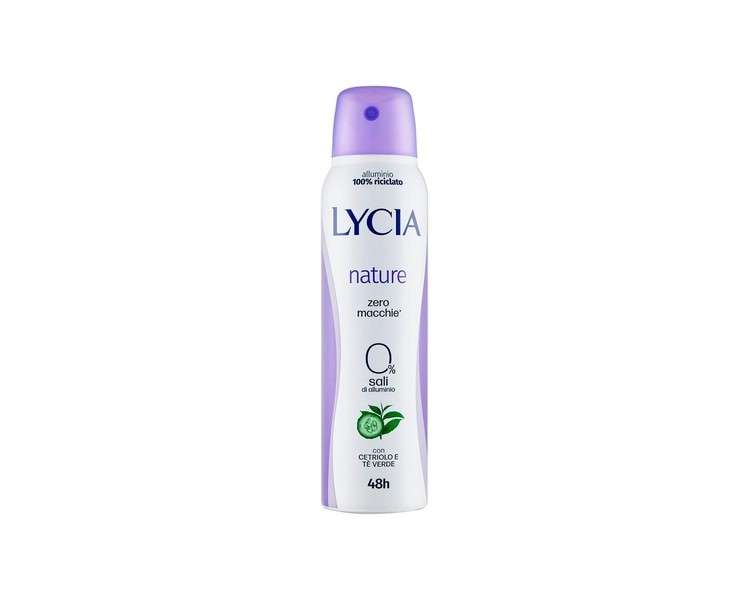 Lycia Deo Nature Antiodorante Spray Without Aluminum Salts 150ml