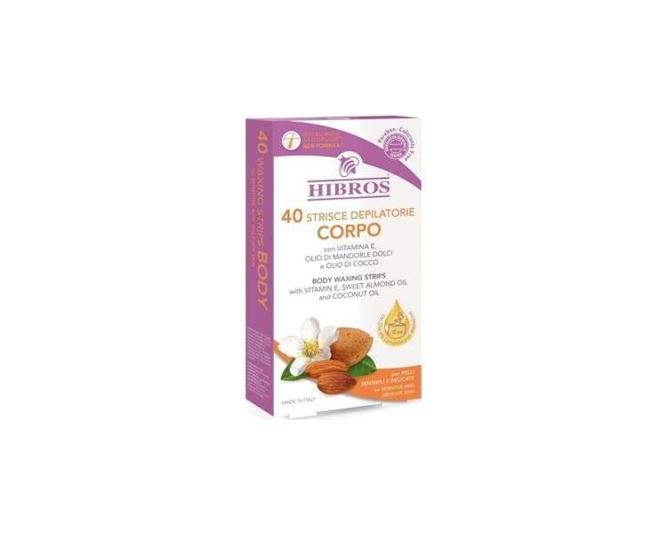 HIBROS Depilatory Strips for Body Sensitive Skin and Delicate