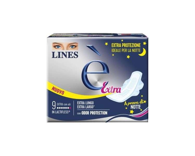 Absorbent in Lactifles Extra with Ali Lines - Pack of 9