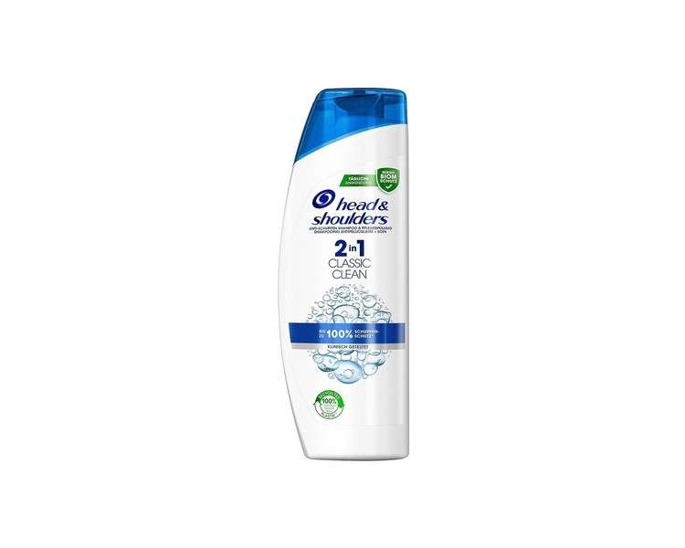 Head & Shoulders Classic Clean 2in1 Anti-Dandruff Shampoo Up to 100% Dandruff Protection 400ml