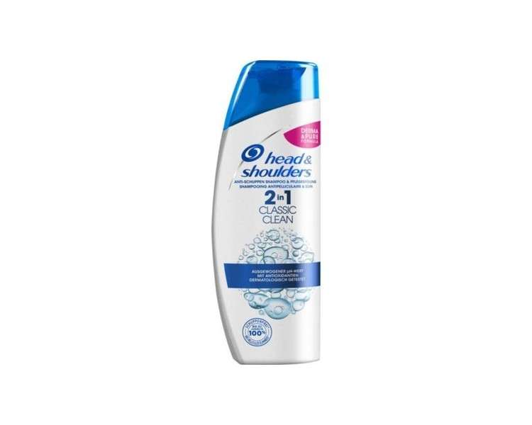 Head & Shoulders Classic Clean 2-in-1 Shampoo and Conditioner 250ml