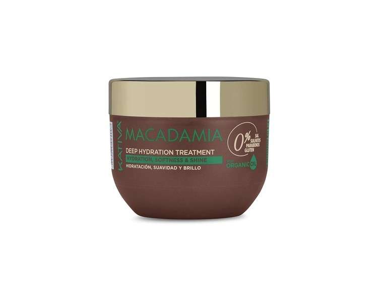 Kativa Macadamia Deep Hydration Treatment Mask 8.45 fl oz