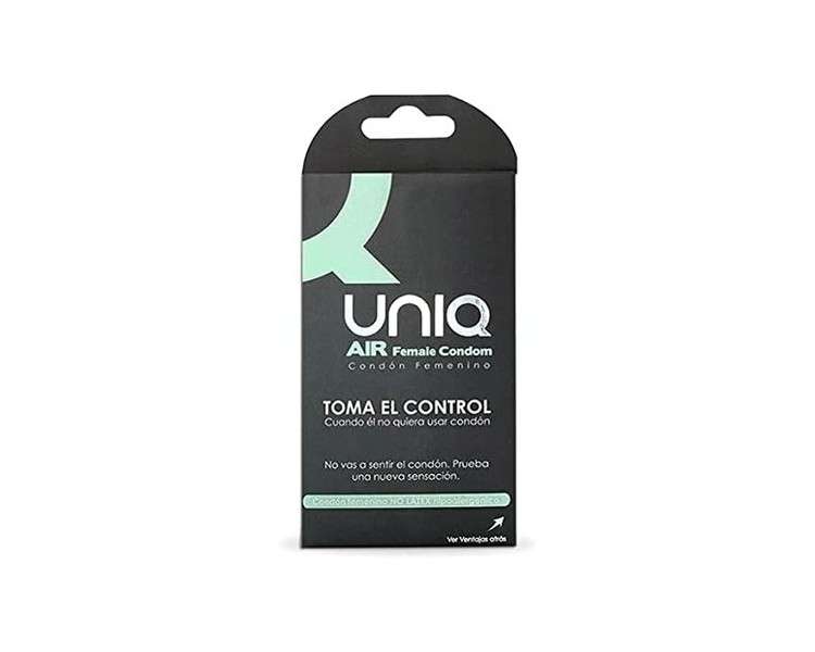 UNIQ Women's Air Condom - Pack of 3