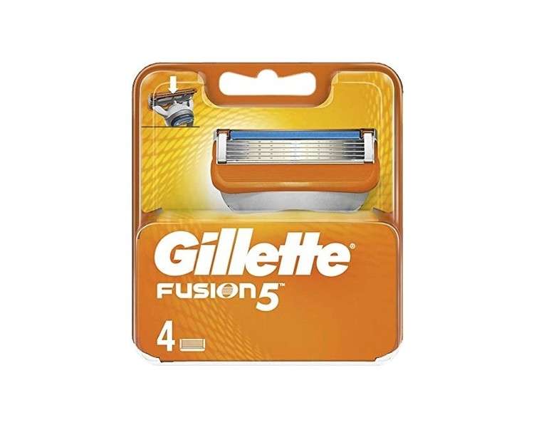 Gillette Fusion 5 Blades of 4 Razor Cartridges