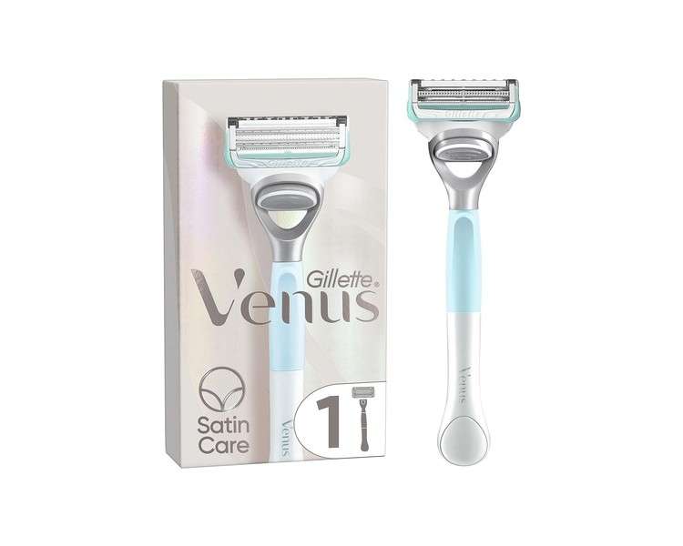 Gillette Venus Satin Care Women's Intimate Shaver 1 Razor Handle + 1 Razor Blade