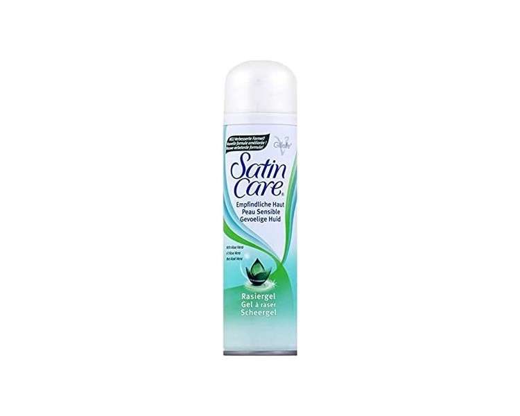 Gillette Satin Care Sensitive Shaving Gel For Women 200ml