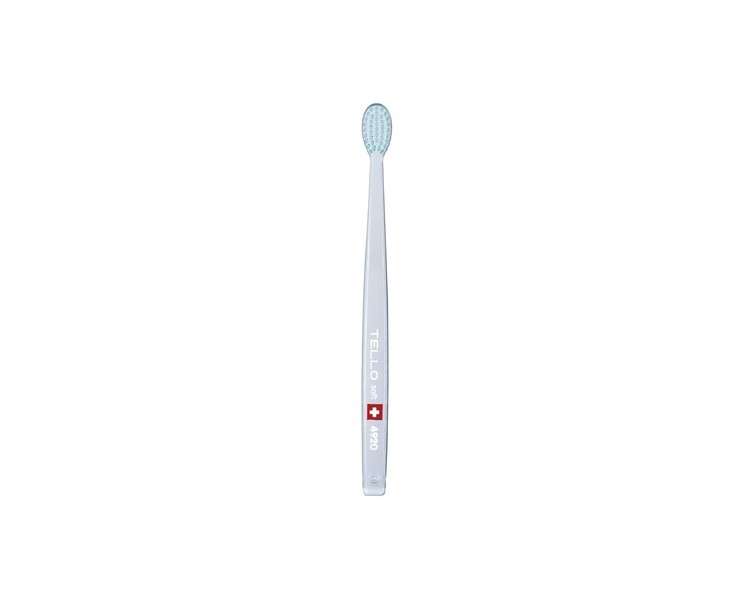 TELLO 4920 Adult Soft Swiss Toothbrush with Ergonomic Handle 1 Count