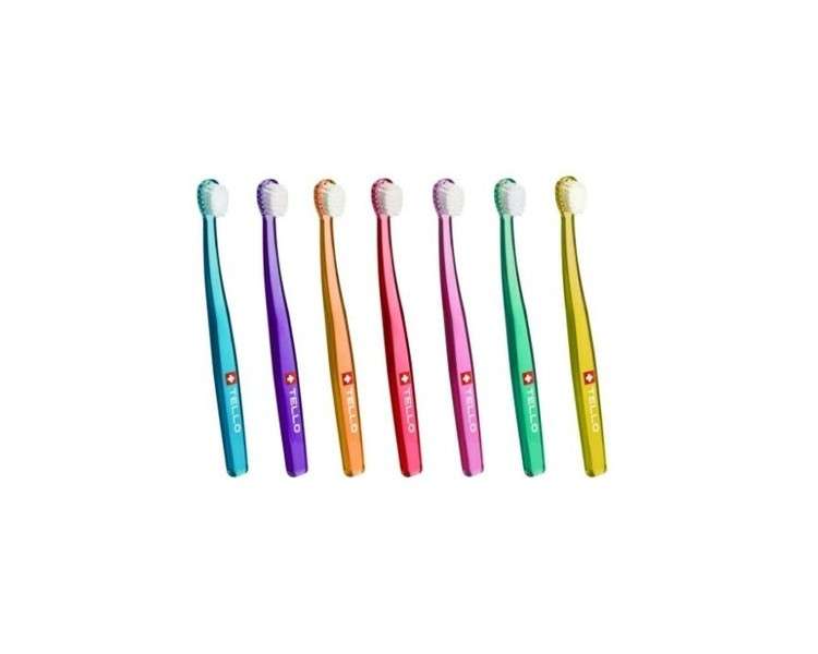 Tello 10400 Mega Soft Toothbrush for Kids 2+ Years (Color May Vary)