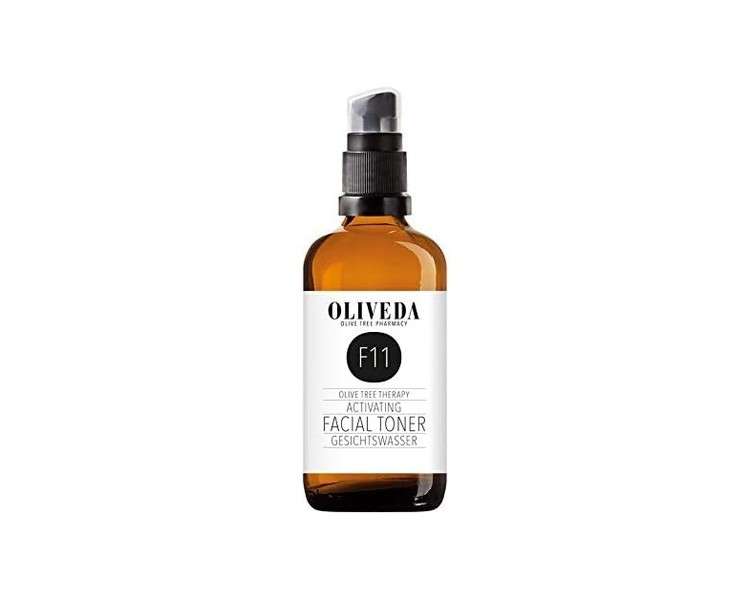 Oliveda F11 Facial Toner Activating Clarifying and Moisturizing Cleansing Water with Hydroxytyrosol and Oleuropein 100ml