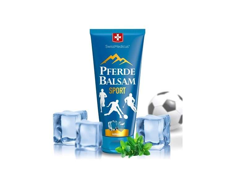 SwissMedicus Horse Balm Massage Gel Effective after Active Sports Herbal Balm made from 25 Herbs with Magnesium Complex to Reduce the Risk of Possible Muscle Cramps