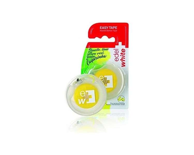 Edel+White Easy Tape Waxed Dental Tape Lime Flavor