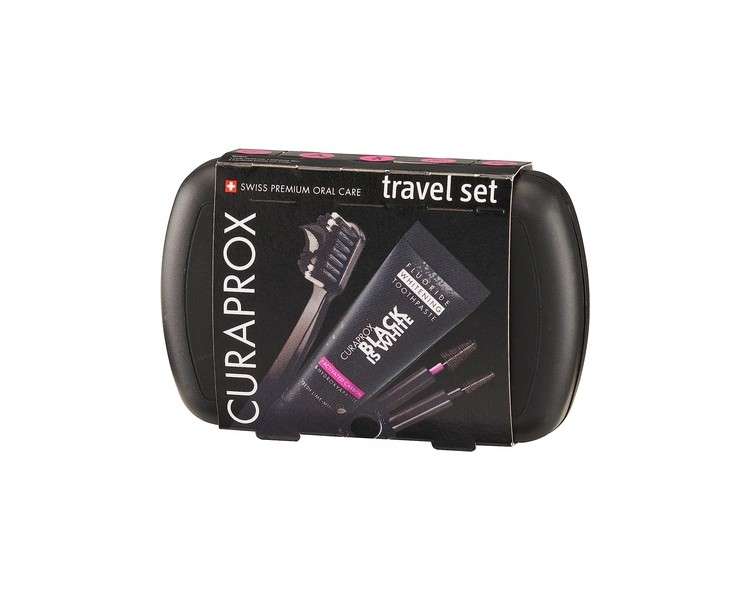 Curaprox Black is White Travel Set