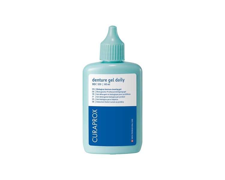 Curaprox BDC 100 Daily Dental Appliance Cleaner 60ml - Aligner, Retainer & Denture Cleaner Liquid