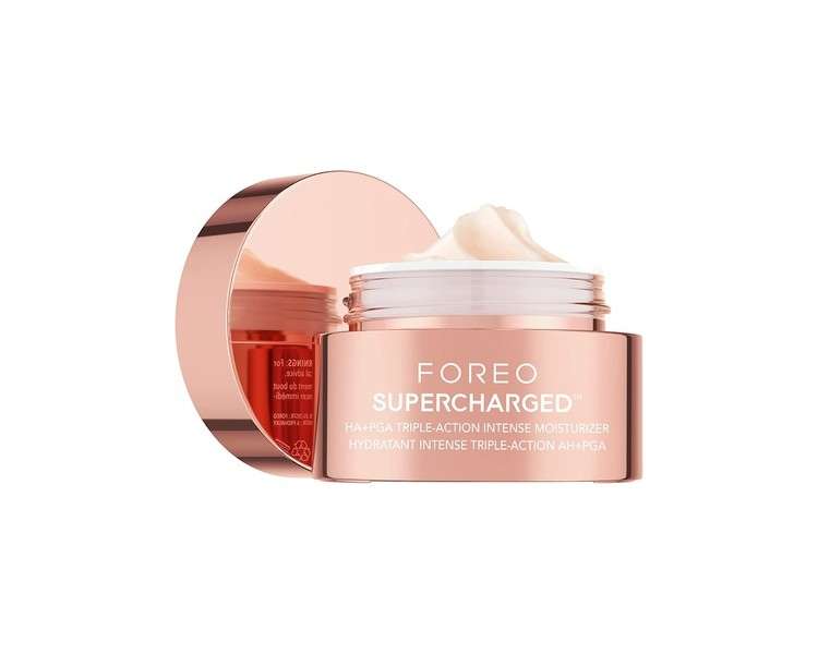 FOREO SUPERCHARGED HA+PGA Triple Action Intense Face Moisturizer 1.6 fl.oz 50ml