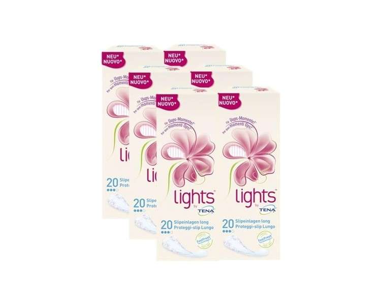 Tena Lights Normal and Sensitive Bladder Liners Long 20 Pieces